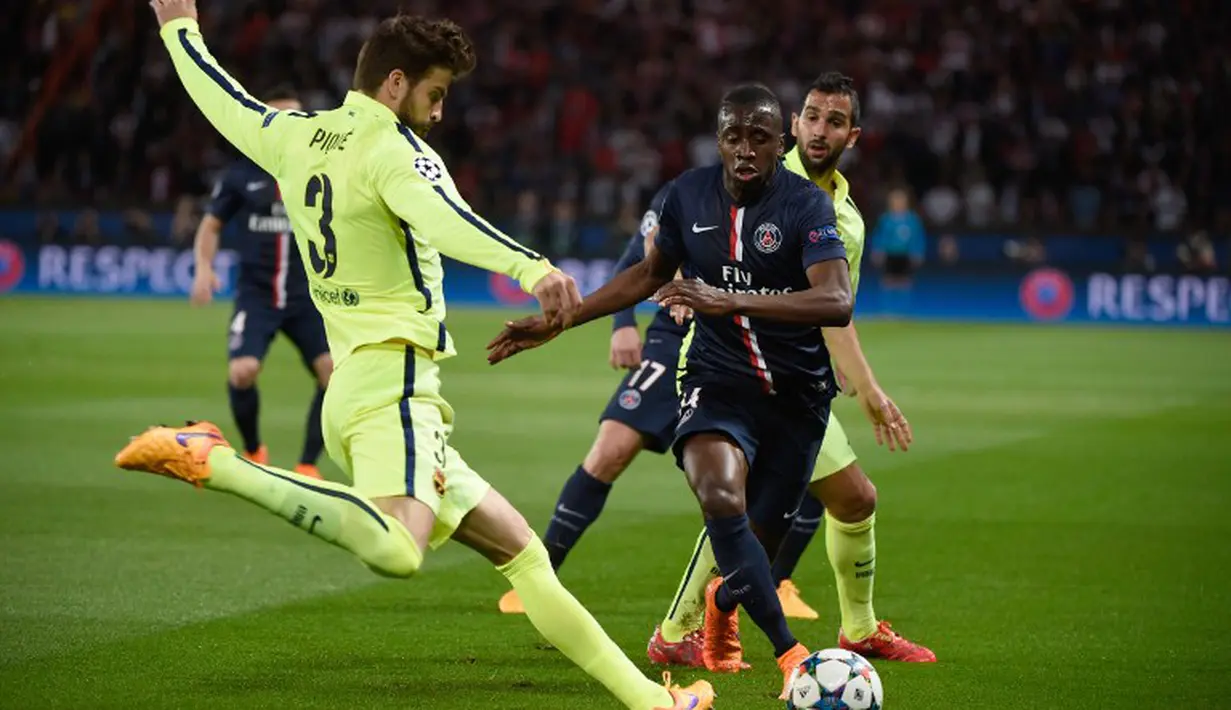 Bek Barcelona Gerard Pique. AFP PHOTO / FRANCK FIFE 