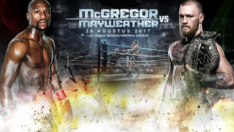 Floyd Mayweather Jr Vs Conor McGregor banner