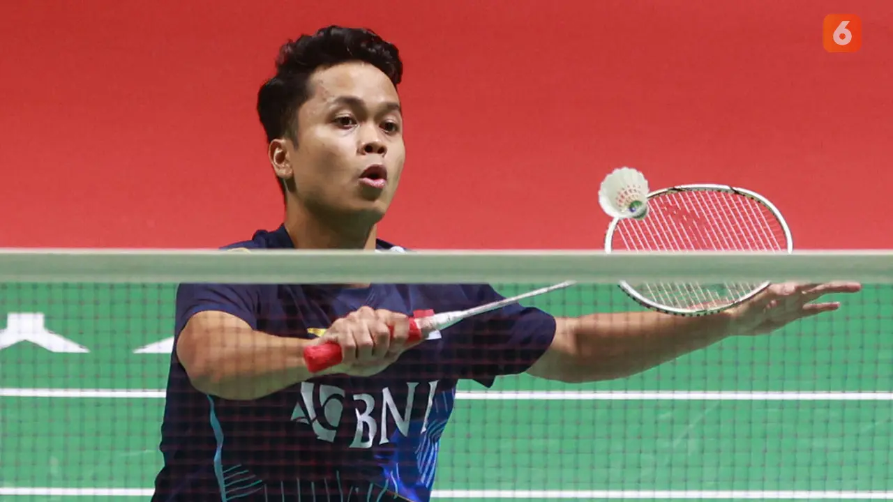 Foto: Ditonton Presiden Jokowi, Anthony Sinisuka Ginting Lolos ke Final Indonesia Open 2023