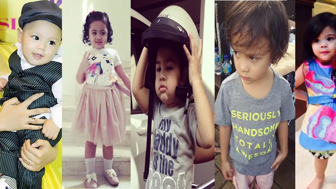 5 Anak Artis Indonesia Ini Lucu dan Menggemaskan
