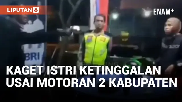 VIDEO: Pemudik Bermotor Baru Sadar Istri Tertinggal di Brebes Usai Lewati Dua Kabupaten