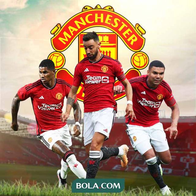 Manchester United - Marcus Rashford, Bruno Fernandes, Casemiro
