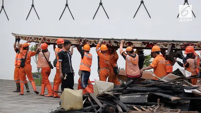 VIDEO: Kebakaran Museum Bahari, Ratusan Koleksi Hangus