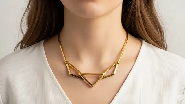 Model Kalung Emas Asli yang Everlasting/Ilustrasi gambar oleh AI