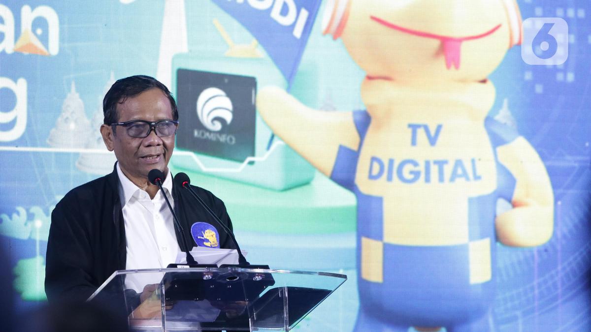 Mahfud Md Sebut 98 Persen Masyarakat Sudah Siap Beralih ke TV Digital