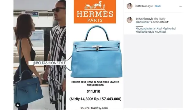 7 Potret Koleksi Tas Mewah BCL, Ditaksir Capai Ratusan Juta