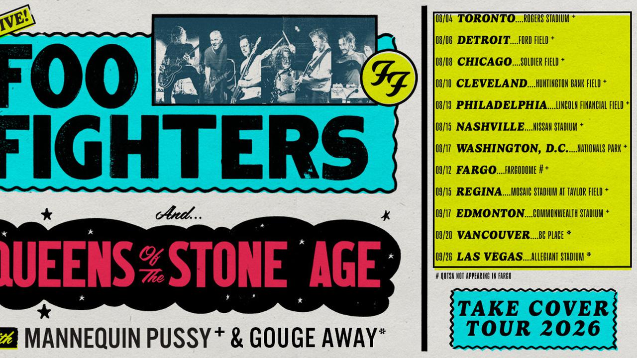 Foo Fighters Announce North American 'Take Cover Tour 2026,' Here Are the Details