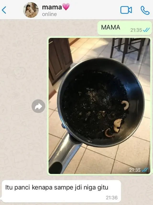 6 Chat Anak Lapor Mama Saat Gagal Masak Ini Bikin Senyum Tipis