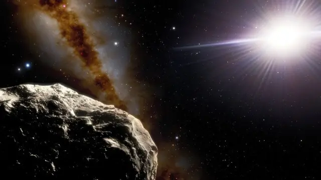 Visualisasi asteroid Trojan 2020 XL5