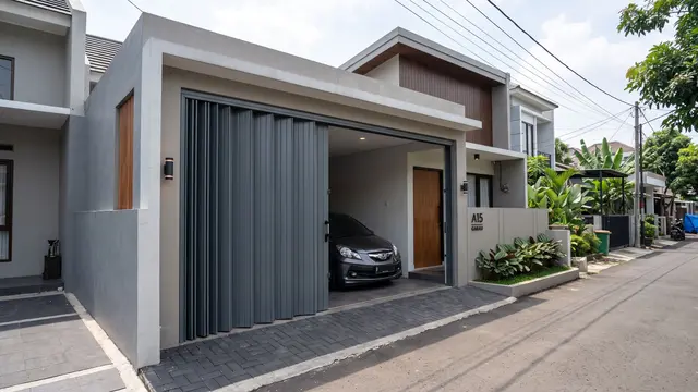 Pintu Garasi Minimalis untuk Rumah Kecil