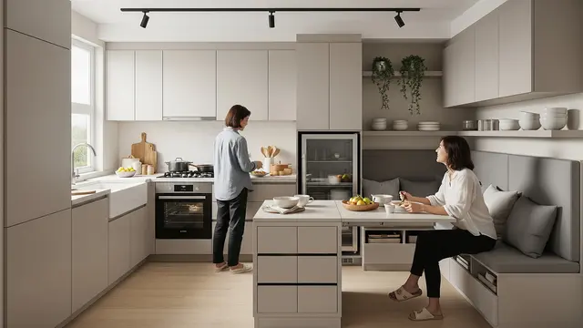 Desain Dapur Kecil Tapi Nyaman Dipakai Bersama Mertua