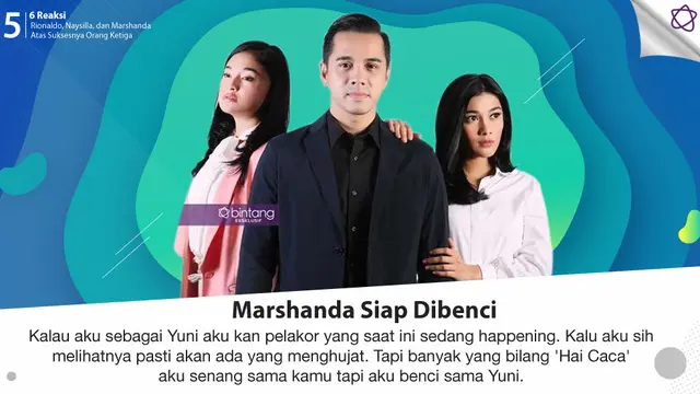 [Bintang] Naysila Mirdad - Rionaldo Stockhorst - Marshanda