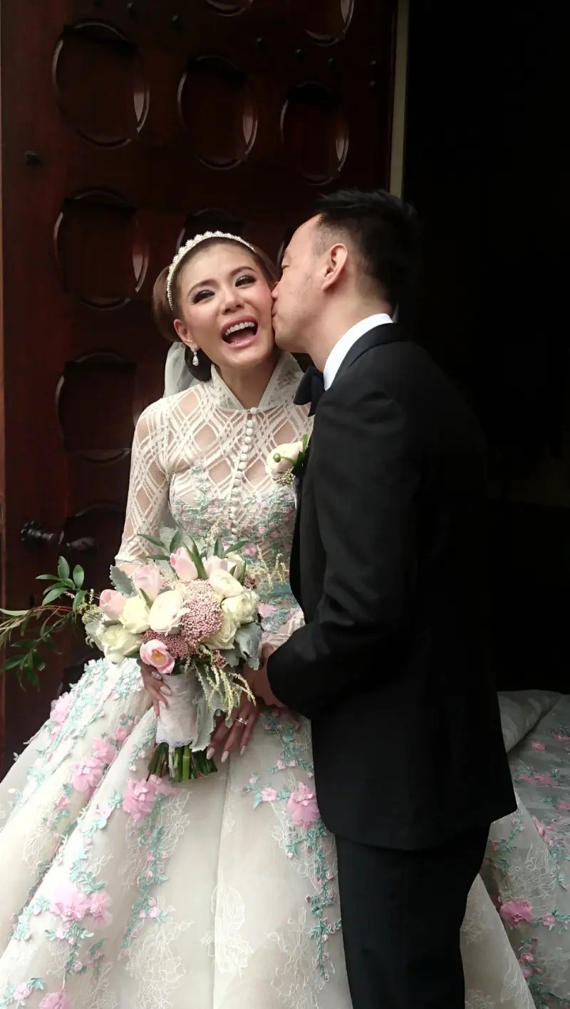 Pernikahan Olga Lydia dan Aris Utama (Muhamad Altaf Jauhar/Bintang.com)