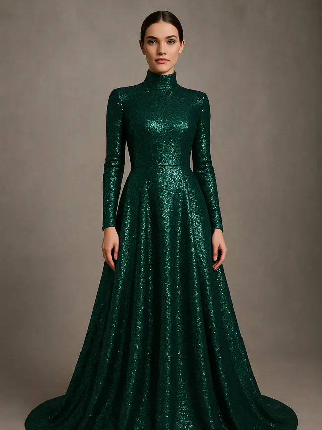 7 Model Gaun Sequin Glamor Bling-Bling untuk Resepsi Nikah, Punya Luna Maya Curi Perhatian