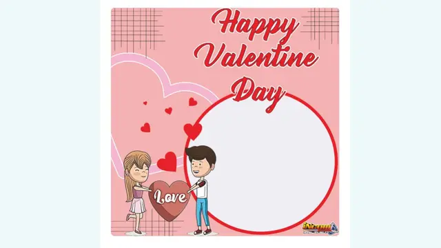 Twibbon Valentine Day yang Bisa Kamu Buat Sambut Hari Kasih Sayang 14 Februari.