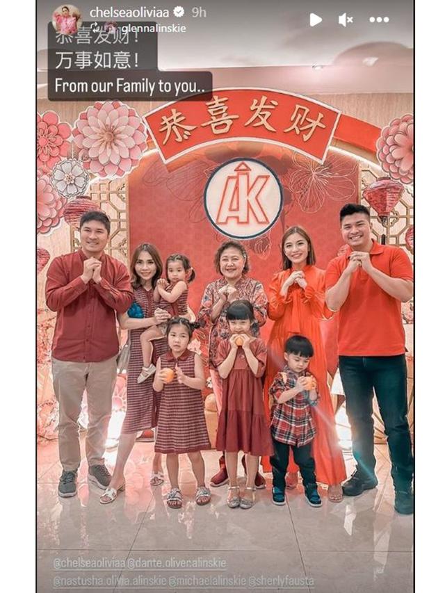 9 Artis Rayakan Tahun Baru Imlek 2024, Sukacita Bersama Keluarga