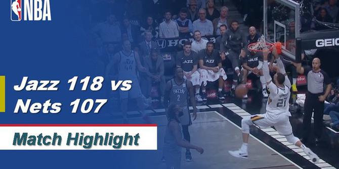 VIDEO: Highlights NBA 2019-2020, Utah Jazz Vs Brooklyn Nets 118-107