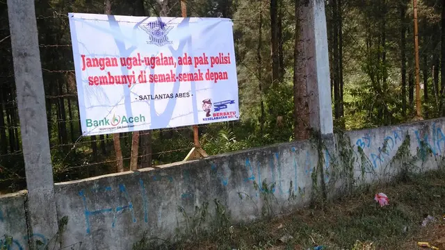 Kumpulan Potret Larangan Ngebut yang Bikin Ciut