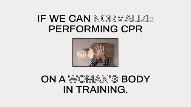 Penggunaan Womanikin untuk pelatihan CPR