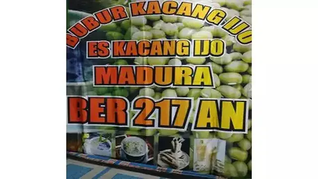 6 Tulisan di Gerobak Jualan Pakai Huruf dan Angka Ini Kocak, Alay Banget