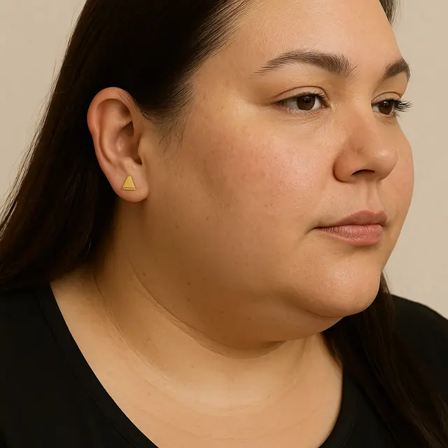 Model Anting Emas yang Cocok untuk Orang Gemuk