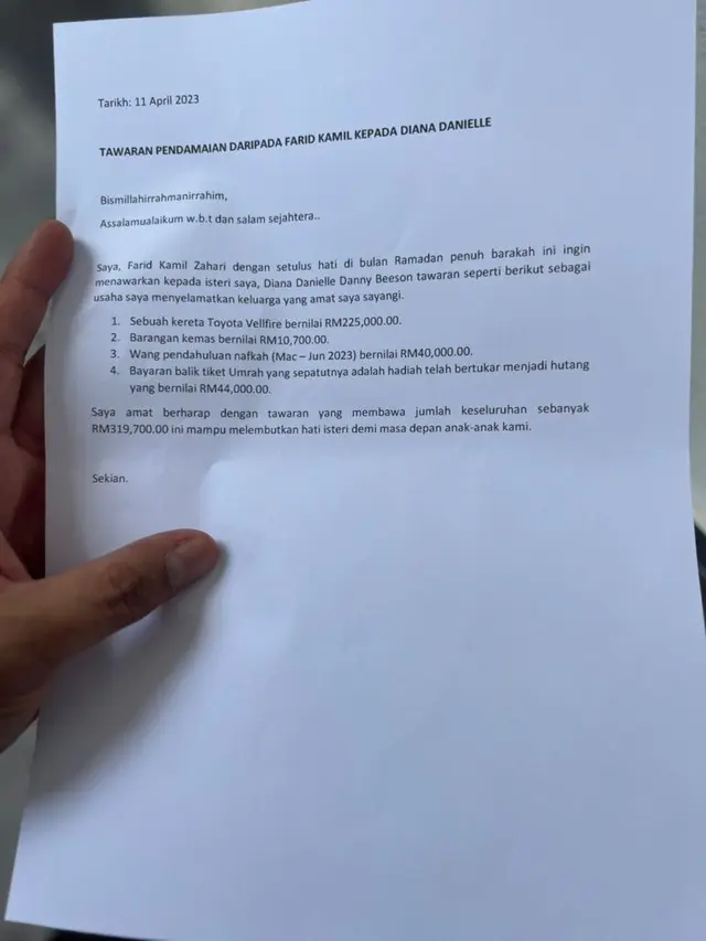 Aktor Malaysia Ini Tak Mau Diceraikan, Tawarkan Hadiah Senilai Rp 1 Miliar ke Istri