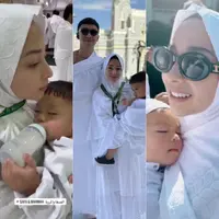 Nikita Willy saat Umrah bersama Keluarga. [Instagram]