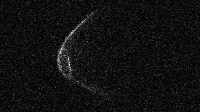 Asteroid 1998 OR2 akan melintasi Bumi pada jarak 3,9 juta mil (6,3 juta kilometer) pada 29 April mendatang. (Photo Credit by: Arecibo Observatory/NASA/NSF)