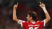 Striker serang Bayern Munchen asal Jerman, Thomas Muller. (AFP/Johannes Eisele)