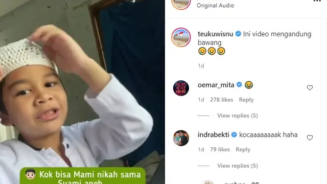 Unggahan Teuku Wisnu. (Instagram/ teukuwisnu)