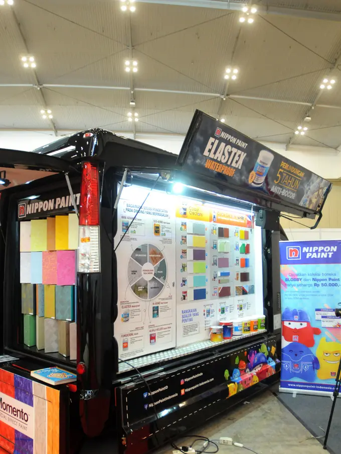 Di Homedec 2017, Nippon Paint fokus berikan konsep baru untuk pelanggan. (Fotografer: Daniel Kampua/Bintang.com)