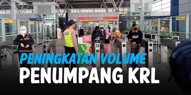 VIDEO: PPKM Terus Diperpanjang, Volume Penumpang KRL di Cikarang Naik