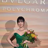 Kim Ji Won tampil bak princess saat hadiri acara Bvlgari di Italia (@geewonii19)
