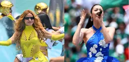 Mulai dari Shakira, Tyla, hingga EJAE, para musisi yang tampil di panggung pembuka sukses mencuri perhatian lewat pilihan busana yang penuh warna dan mencerminkan semangat perayaan global. [@entertainmentonight/@allure].