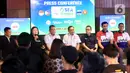 Partisipasi Timnas Bola Voli Indonesia di SEA V League 2023 akan banyak dihuni oleh pevoli dari Jakarta LavAni Allo Bank yang menjadi juara di Proliga 2023. (Bola.com/M Iqbal Ichsan)