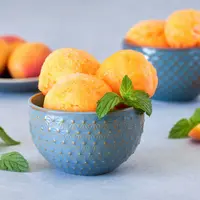 ilustrasi peach sorbet/Veliavik/Shutterstock