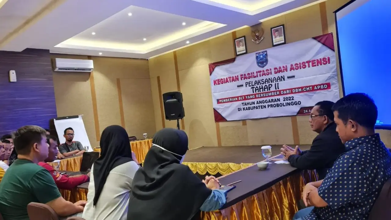 Kordinasi pembagian BLT bagi hasil cukai roko terhadap buruh pabrik roko dan petani tembakau di Probolinggo (Istimewa)