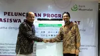 Peluncuran beasiswa Baitulmaal Muamalat, Kamis, 2 Mei 2019,  di Hotel Sofyan, Jakarta Pusat (dok. Liputan6/Fairuz Fildzah)