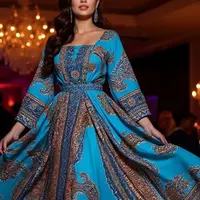 Ilustrasi Batik Warna Biru (Sumber: Meta AI)