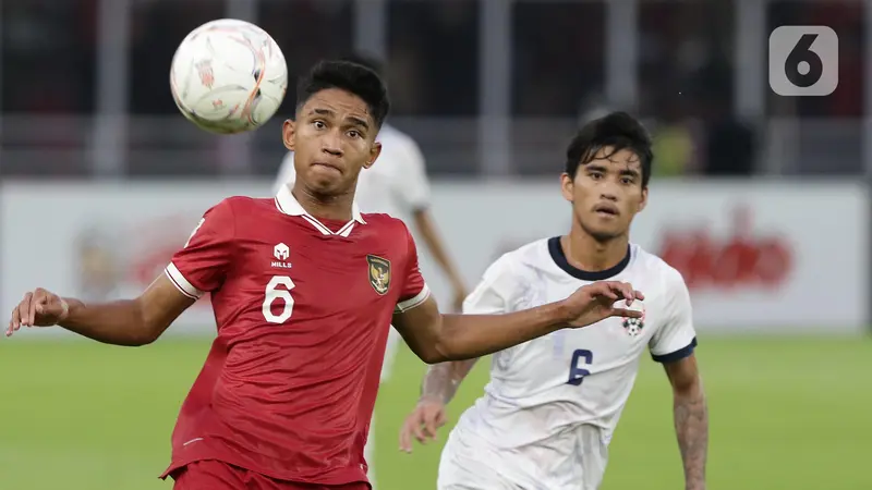 Pemain Timnas Indonesia Marselino Ferdinan