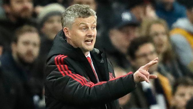 Pelatih Manchester United, Ole Gunnar Solskjaer. (AP Photo/Matt Dunham)