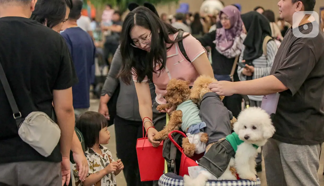 Beragam kegiatan dan kebutuhan hewan peliharaan dengan mudah bisa ditemukan dalam pameran ini. (Liputan6.com/Herman Zakharia)