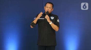 Ketua Umum Ikatan Motor Indonesia (IMI) yang juga Ketua MPR RI, Bambang Soesatyo. (Liputan6.com/Fery Pradolo)