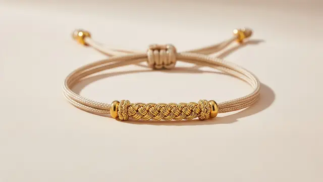 Gelang Tali Serut / Benang Emas