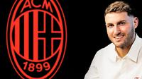 AC Milan resmi mendapatkan&nbsp;Santiago Gimenez dari Feyenoord pada Senin (3/2/2025). (dok. AC Milan)