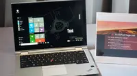 Saat dipamerkan pada acara peluncuran, laptop Lenovo ThinkPad Yoga 260 malah dibanting dan diinjak-injak.