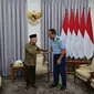 Kepala Staf TNI Angkatan Udara (Kasau) Marsekal TNI M. Tonny Harjono menemui Wakil Presiden (Wapres) Ma&rsquo;ruf Amin di kediaman resmi Wapres, Jakarta Pusat, Senin siang (22/07/2024) (BPMI Setwapres)