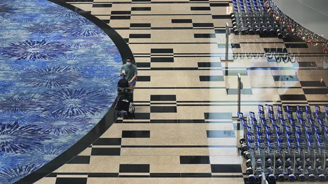 Jelang Natal, Begini Suasana Bandara Changi Singapura di Tengah Pandemi COVID-19