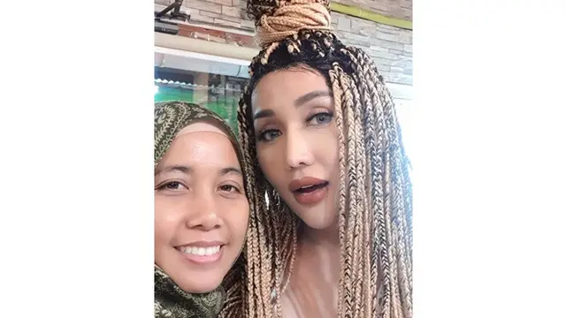 6 Gaya Lucinta Luna dengan Rambut Baru, African Box Braids Extension