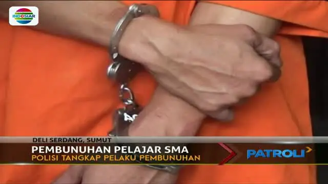 Pembunuh Pelajar SMA di Tanjung Morawa Dibekuk